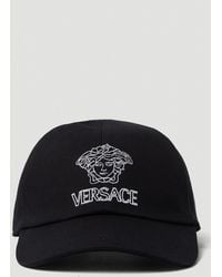 Versace Medusa Logo Baseball Cap - Black