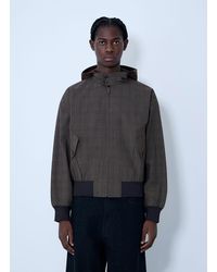 Prada - Hooded Wool Jacket - Lyst