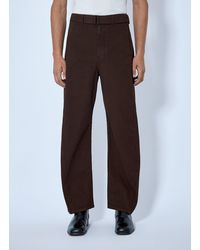 Lemaire - Twisted Belted Pants - Lyst