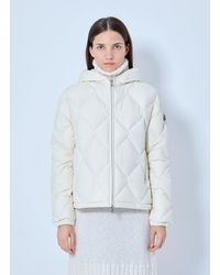 Moncler - Arvouin Hooded Diamond-Quilted Short Down Jacket - Lyst
