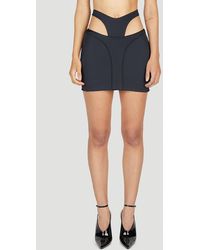 Mugler - Thong Mini Skirt - Lyst