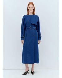 Max Mara - Canvas Double-breasted Trench Coat - Lyst