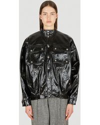 Leather jacket Gucci - Leather studded bomber - 433922XN3361000