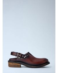 Miu Miu - Foule Leather Mules - Lyst