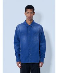 Prada - Denim Button-Down Shirt - Lyst