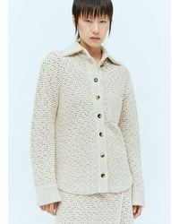 Bottega Veneta - Textured Knit Shirt - Lyst