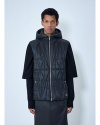 Moncler - Rick Owens Geocamo Flight Quilted Hooded Gilet - Lyst