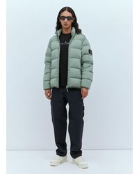 Stone Island - Compass Patch Real Down Jacket - Lyst