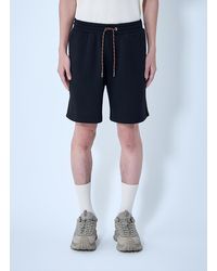 Moncler - Drawstring Jersey Shorts - Lyst