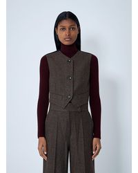 Max Mara - Wool Waistcoat - Lyst