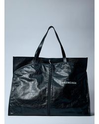 Balenciaga 'Borsa Porta Abiti Shopper' Shopping Bag in Black