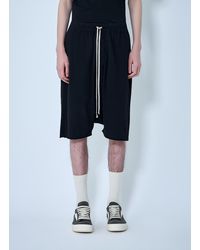 Rick Owens - Drkshdw Drop-Crotch Drawstring Shorts - Lyst