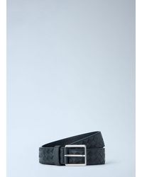 Bottega Veneta - Woven Taurillon Leather Belt - Lyst