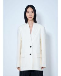 TOTEME - Raw Lapel Blazer - Lyst