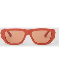 Bottega Veneta - Bolt Rectangular Sunglasses - Lyst