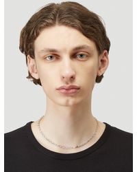 Tom Wood Bean Chain In Silver - Metallic