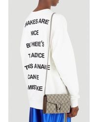 Gucci Dionysus Elephant Embroidered Shoulder Bag | Lyst