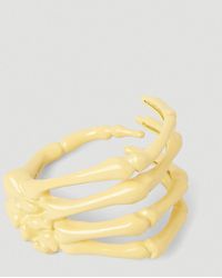 Raf Simons Skeleton Hand Bracelet - Yellow