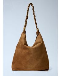 Saint Laurent - Amalia Suede Shoulder Bag - Lyst