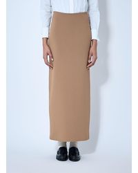 Max Mara - Knit Maxi Skirt - Lyst