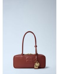 Miu Miu - Beau Leather Handbag - Lyst