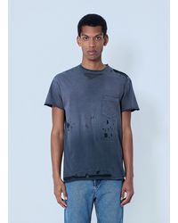 GALLERY DEPT. - Distressed Cotton Jersey T-Shirt - Lyst