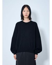 KHAITE - Oversized Wool-Blend Sweater - Lyst
