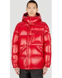 7 MONCLER FRAGMENT Anthenium Hooded Jacket - Red