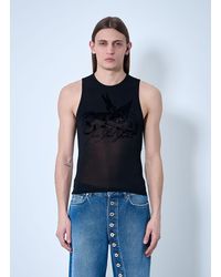Jean Paul Gaultier - Mesh Tattoo Tank Top - Lyst