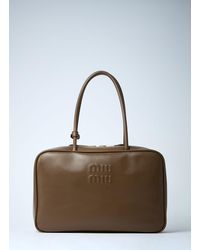Miu Miu - Beau Leather Shoulder Bag - Lyst