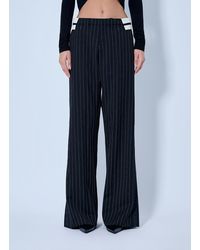 Jean Paul Gaultier - Exposed Waistband Tailoring Trousers - Lyst
