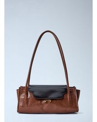 Marni - Trunkette Leather Shoulder Bag - Lyst