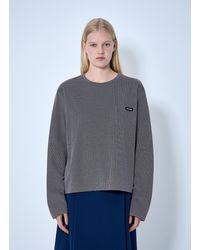 Miu Miu - Jacquard Jersey T-Shirt - Lyst