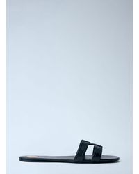 Saint Laurent - Mabrouka Leather Sandals - Lyst