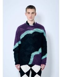 Nomarythm Textile - Hand Knit Mohair-Blend Sweater - Lyst