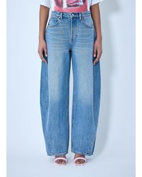 Alexander Wang - Wide-Leg Denim Jeans - Lyst