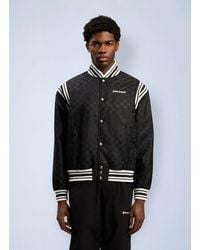 Palm Angels - Monogram Jacquard Bomber Jacket - Lyst