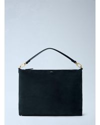 TOTEME - Medium Bevel Suede Shoulder Bag - Lyst