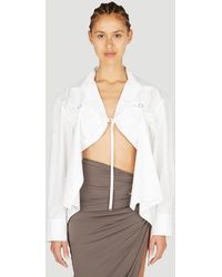 Jacquemus La Chemise Amaro Shirt in White | Lyst