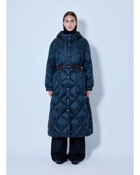 Max Mara - Quilted Hooded Puffer Coat - Lyst