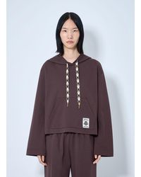 Moncler - Hooded Sweatshirt With Contrast Drawstrings - Lyst