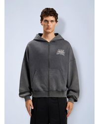 Palm Angels - Palm Leaf Loose Zip Hoodie - Lyst