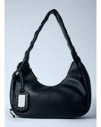 Ganni - Medium Hobo Lace Shoulder Bag - Lyst