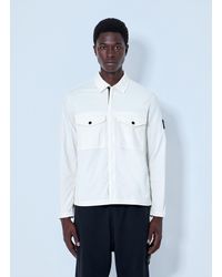 Stone Island - Zip-Front Overshirt With Flap Pockets - Lyst