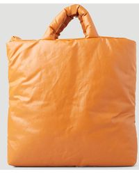 Womens Bags Tote bags Blue Kassl Cotton Medium Oil Pillow Bag in Navy 