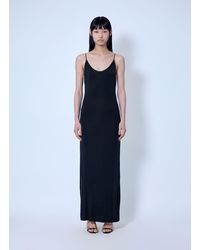 Saint Laurent - Cassandre Chain Backless Dress - Lyst