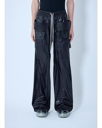 Rick Owens - Drkshdw Creatch Wide Cargo Drawstring Pants - Lyst