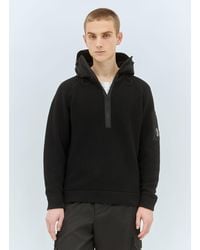 C.P. Company - Nylon Hood Wool Cardigan - Lyst