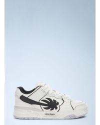 【関税＆送料込み】Palm Angels Venice Worn Out Sneakers Whi VENICE WORN OUT SNEAKERS in WHITE - BLACK for Men | Palm Angels®
