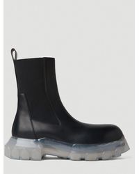 Rick Owens Tractor Beatle Boots - Black